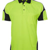 JB's Hi Vis S/S Arm Panel Polo 6AP4S