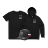 $99 Custom Merch Pack – Tee, Hoodie & Trucker Hat with Logo Print