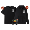 Custom 10 Combo Pack - 10 Tees, 10 Hoodies & 10 Hats