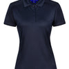 PS88 BAMBOO CHARCOAL CORPORATE SHORT SLEEVE POLO Ladies