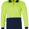 SW05TD High Visibility Long Sleeve Polo