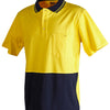 SW35 Cotton Jersey Two Tone Safety Polo