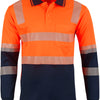 SW74 UNISEX TRUEDRY® BIOMOTION SEGMENTED LS SAFETY POLO