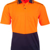 SW81 UNISEX HI-VIS BAMBOO CHARCOAL SS POLO